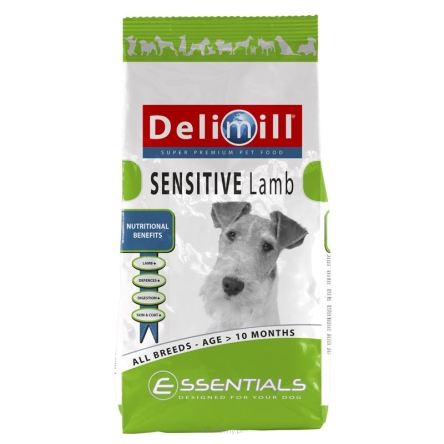 Delimill Pies All Breed SENSITIVE Lamb & Rice / Iso-Dog Essentials 14kg