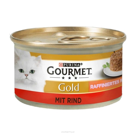 Gourmet Gold Kot ORYGINALNY NIEMIECKI wołowina, ragout 85g