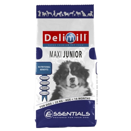 ISO-DOG Essentials Pies MAXI JUNIOR Chicken & Fish 14kg - dawny Delimill
