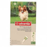 BAYER Advantix dla psa do 4kg  1szt - na pchły i kleszcze