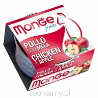 Monge FRUITS kurczak / jabłko puszka 80g