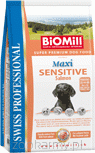 BIOMILL Swiss Professional Maxi Sensitive Salmon & Rice 3kg 