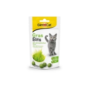 GimCat Kot Gras Bits przysmak tabletki z trawą 40g