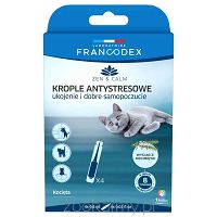 Francodex Krople antystresowe dla kociąt 4 pipety (0,6ml)