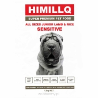 HIMILLQ Pies All Breeds JUNIOR SENSITIVE Lamb & Rice 12kg