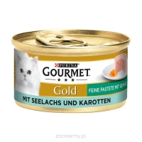 Gourmet Gold Kot ORYGINALNY NIEMIECKI ryba i marchewka, pasztet 85g