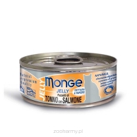 Monge JELLY Cat tuńczyk / łosoś w galarecie 80g